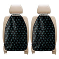 Blue Zodiac Symbols Pattern Print Car Seat Organizers