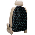 Blue Zodiac Symbols Pattern Print Car Seat Organizers