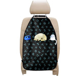 Blue Zodiac Symbols Pattern Print Car Seat Organizers