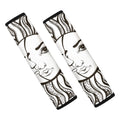 Bohemian Celestial Sun And Moon Print Car Seat Belt Covers
