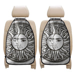 Bohemian Celestial Sun And Moon Print Car Seat Organizers