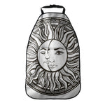 Bohemian Celestial Sun And Moon Print Car Seat Organizers