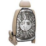Bohemian Celestial Sun And Moon Print Car Seat Organizers