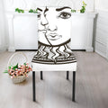 Bohemian Celestial Sun And Moon Print Dining Chair Slipcover