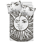 Bohemian Celestial Sun And Moon Print Duvet Cover Bedding Set