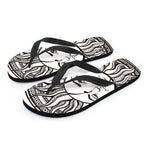 Bohemian Celestial Sun And Moon Print Flip Flops