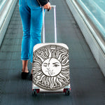 Bohemian Celestial Sun And Moon Print Luggage Cover