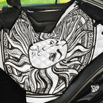 Bohemian Celestial Sun And Moon Print Pet Car Back Seat Cover
