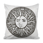 Bohemian Celestial Sun And Moon Print Pillow Cover
