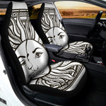 Bohemian Celestial Sun And Moon Print Universal Fit Car Seat Covers