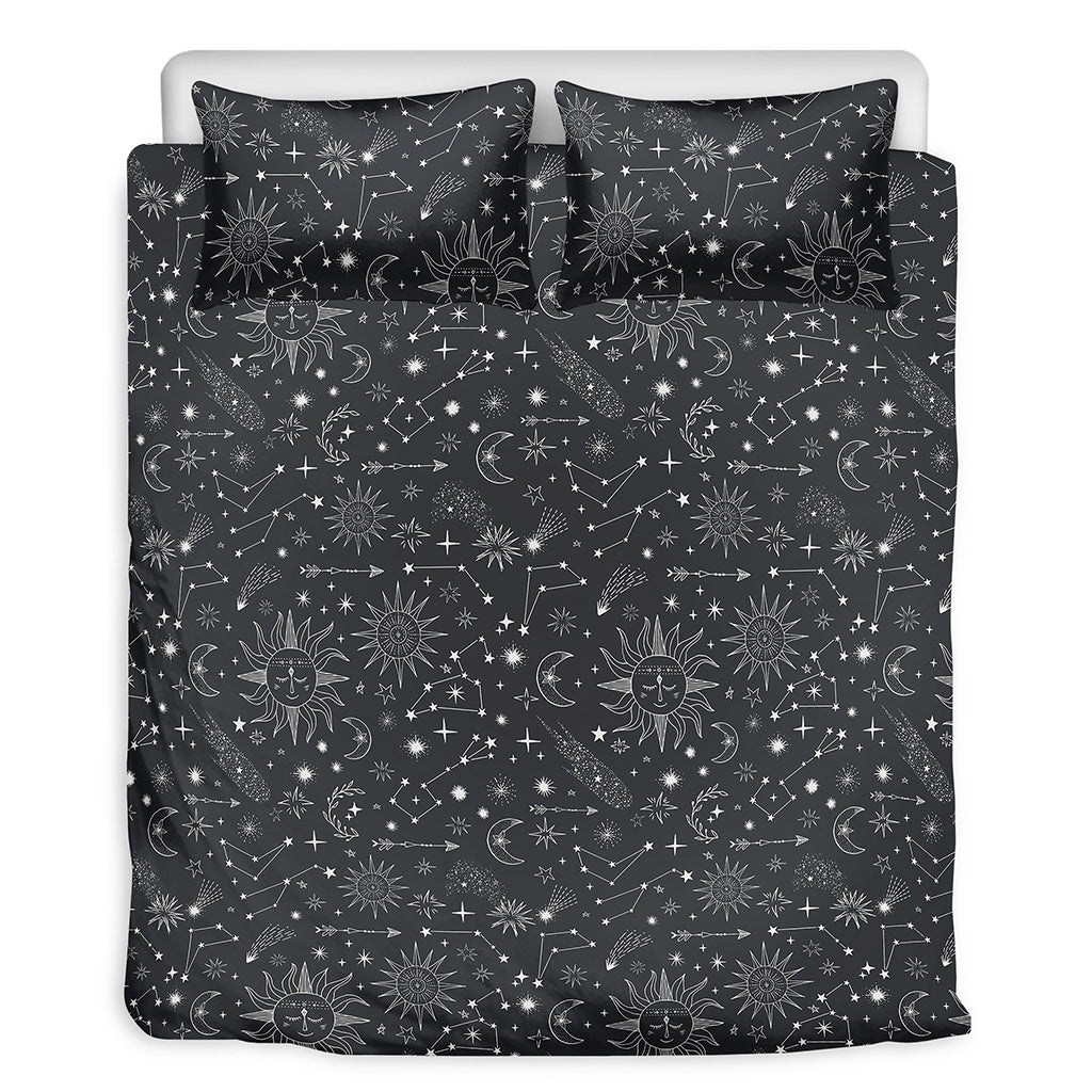 Bohemian Constellation Pattern Print Duvet Cover Bedding Set