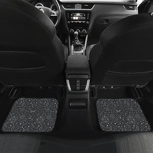 Bohemian Constellation Pattern Print Front and Back Car Floor Mats