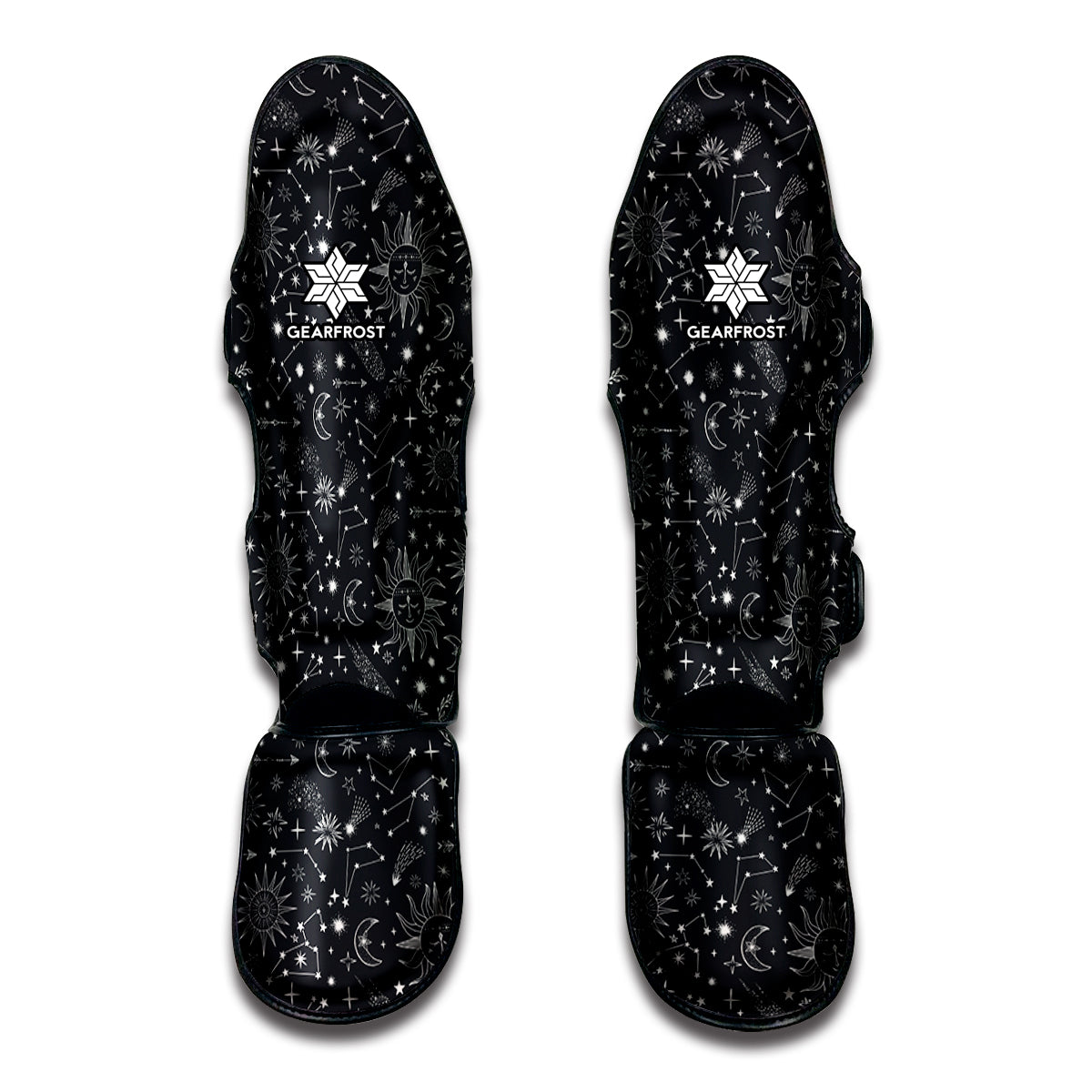 Bohemian Constellation Pattern Print Muay Thai Shin Guard