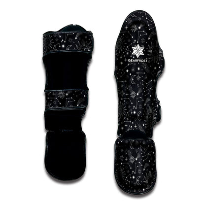 Bohemian Constellation Pattern Print Muay Thai Shin Guard