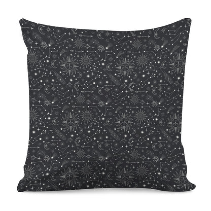 Bohemian Constellation Pattern Print Pillow Cover
