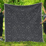 Bohemian Constellation Pattern Print Quilt
