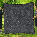 Bohemian Constellation Pattern Print Quilt