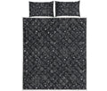 Bohemian Constellation Pattern Print Quilt Bed Set