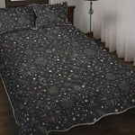 Bohemian Constellation Pattern Print Quilt Bed Set