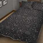 Bohemian Constellation Pattern Print Quilt Bed Set