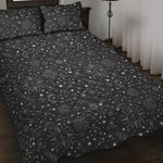Bohemian Constellation Pattern Print Quilt Bed Set