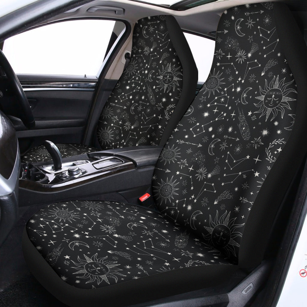 Bohemian Constellation Pattern Print Universal Fit Car Seat Covers