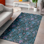 Bohemian Denim Jeans Pattern Print Area Rug