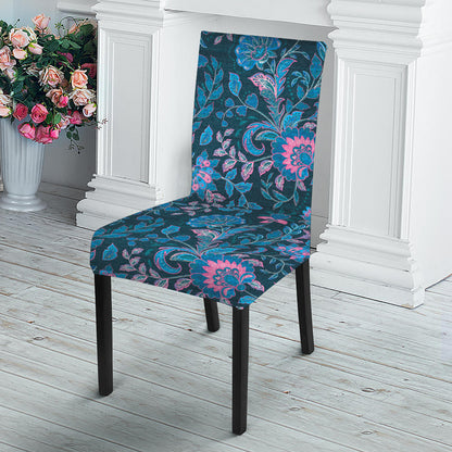 Bohemian Denim Jeans Pattern Print Dining Chair Slipcover