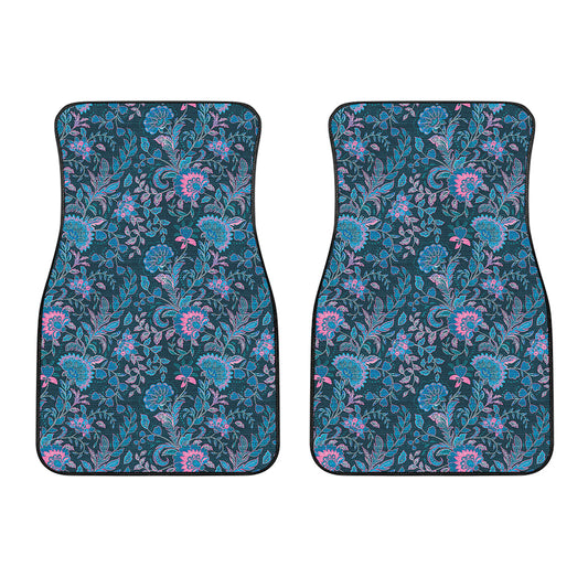 Bohemian Denim Jeans Pattern Print Front Car Floor Mats