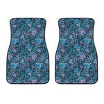 Bohemian Denim Jeans Pattern Print Front Car Floor Mats