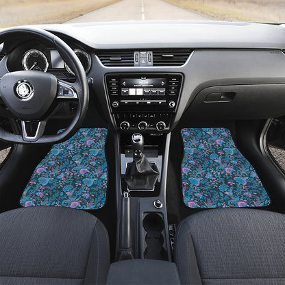 Bohemian Denim Jeans Pattern Print Front Car Floor Mats