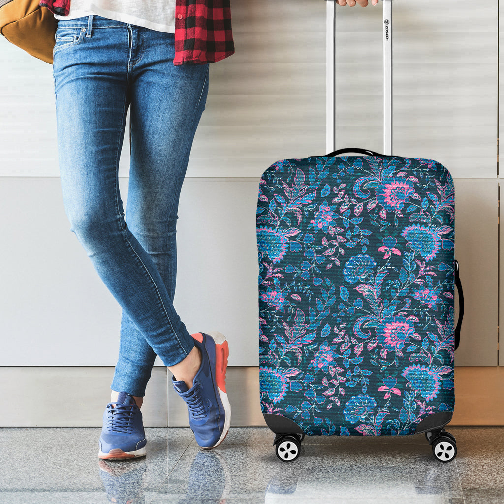 Bohemian Denim Jeans Pattern Print Luggage Cover