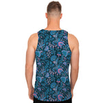 Bohemian Denim Jeans Pattern Print Men's Tank Top