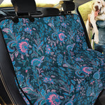 Bohemian Denim Jeans Pattern Print Pet Car Back Seat Cover