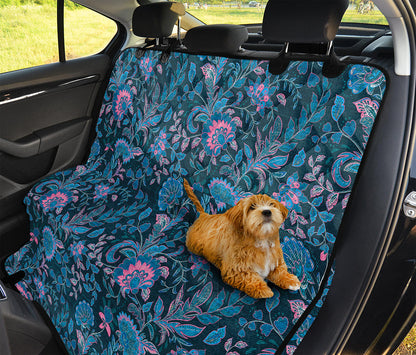 Bohemian Denim Jeans Pattern Print Pet Car Back Seat Cover