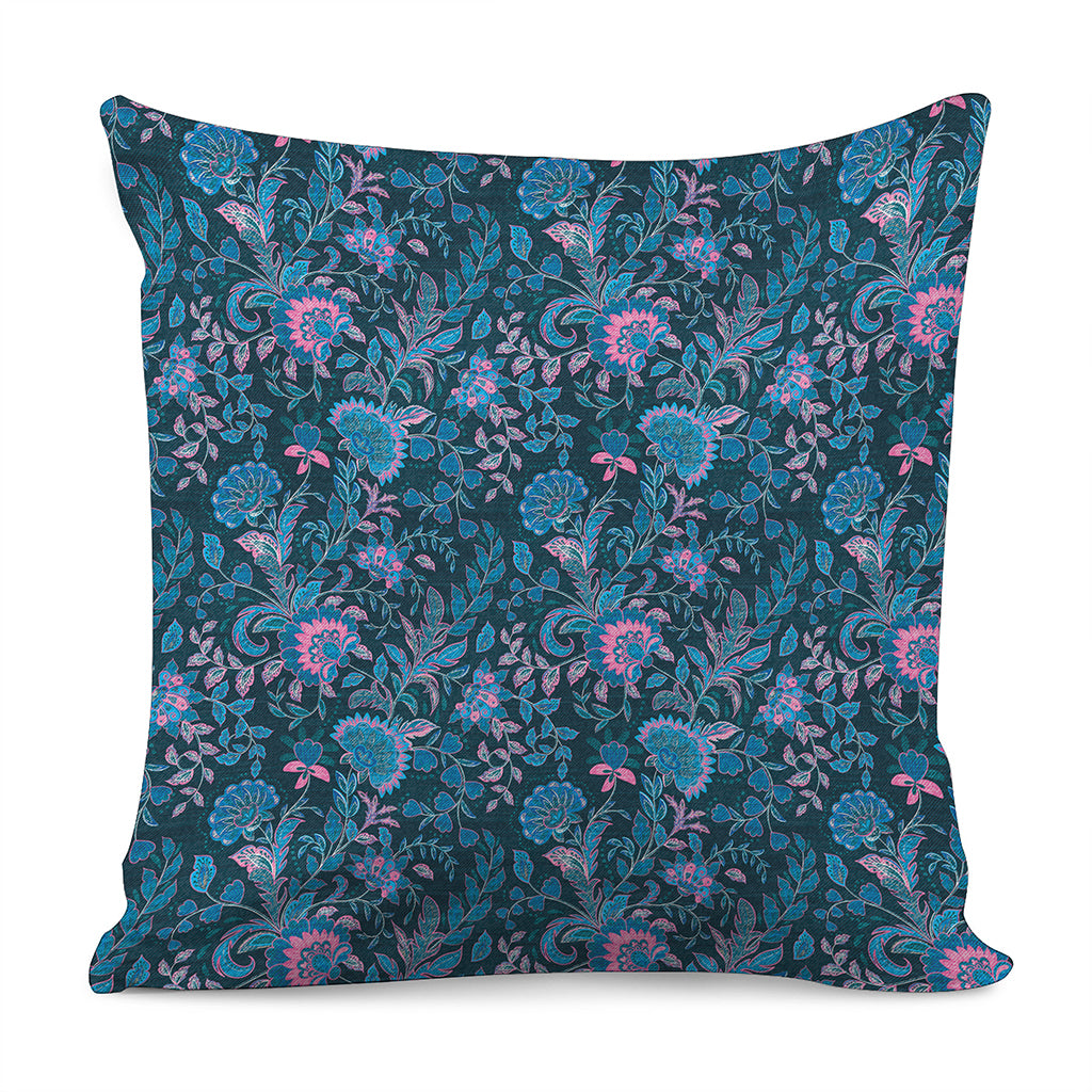 Bohemian Denim Jeans Pattern Print Pillow Cover