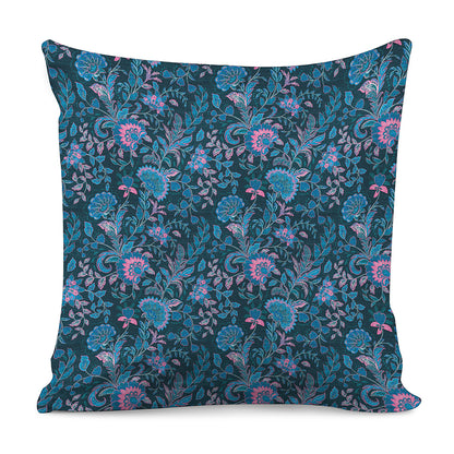 Bohemian Denim Jeans Pattern Print Pillow Cover