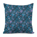 Bohemian Denim Jeans Pattern Print Pillow Cover