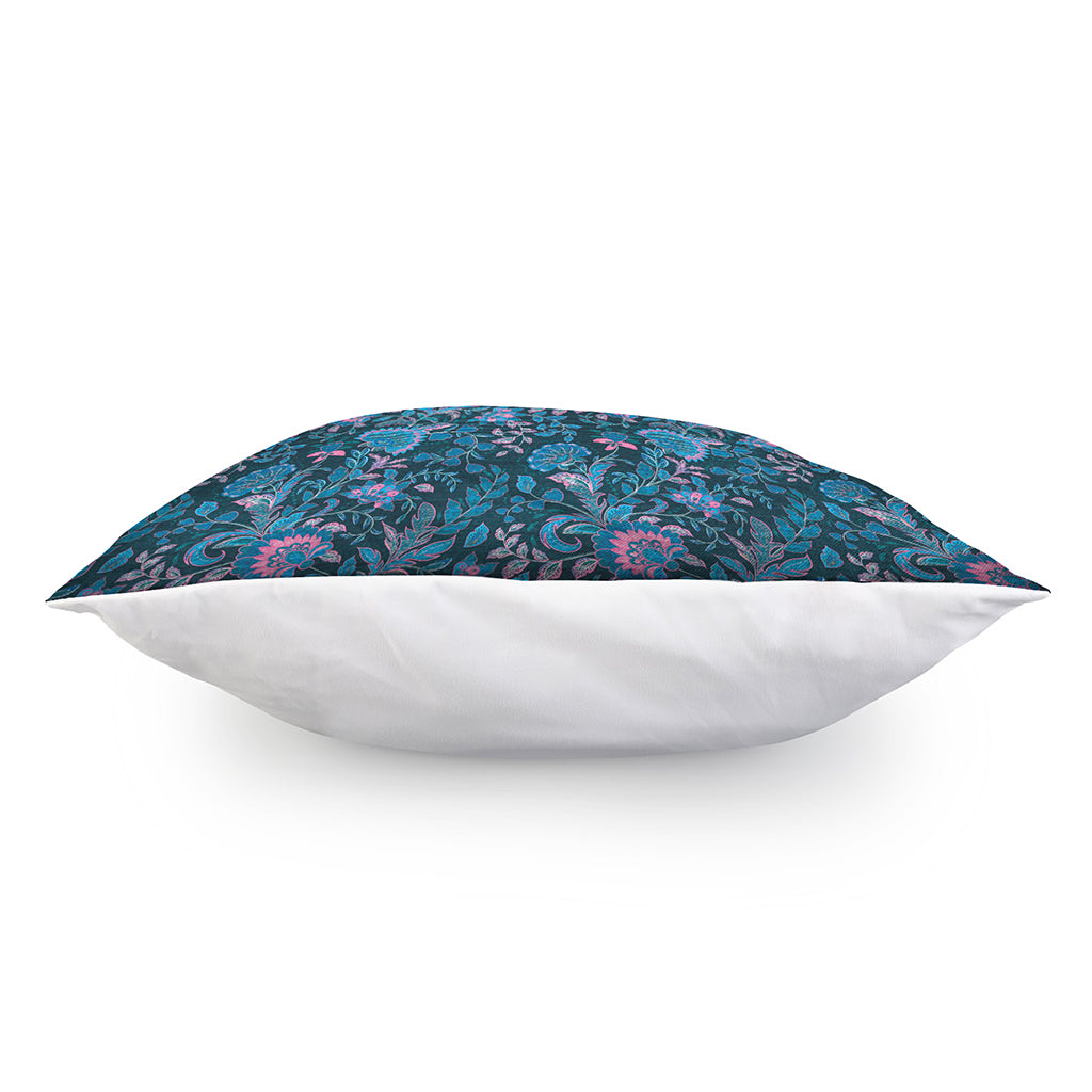 Bohemian Denim Jeans Pattern Print Pillow Cover