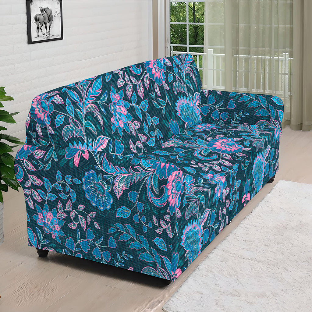 Bohemian Denim Jeans Pattern Print Sofa Cover