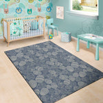 Bohemian Easter Eggs Pattern Print Area Rug