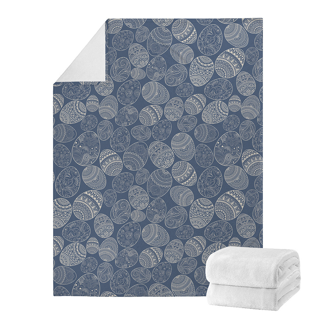 Bohemian Easter Eggs Pattern Print Blanket