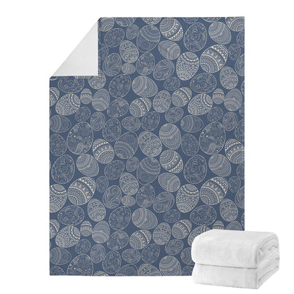 Bohemian Easter Eggs Pattern Print Blanket