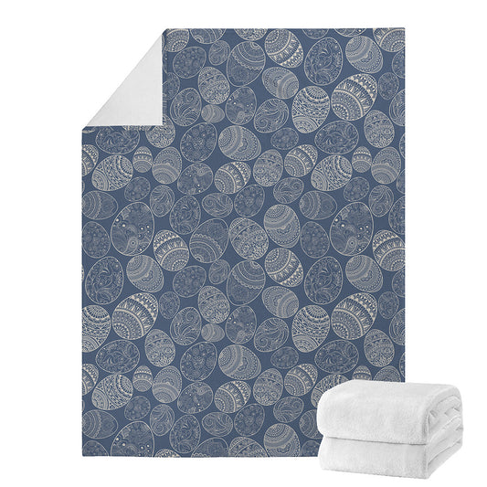 Bohemian Easter Eggs Pattern Print Blanket