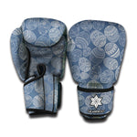 Bohemian Easter Eggs Pattern Print Boxing Gloves