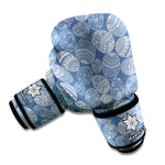 Bohemian Easter Eggs Pattern Print Boxing Gloves