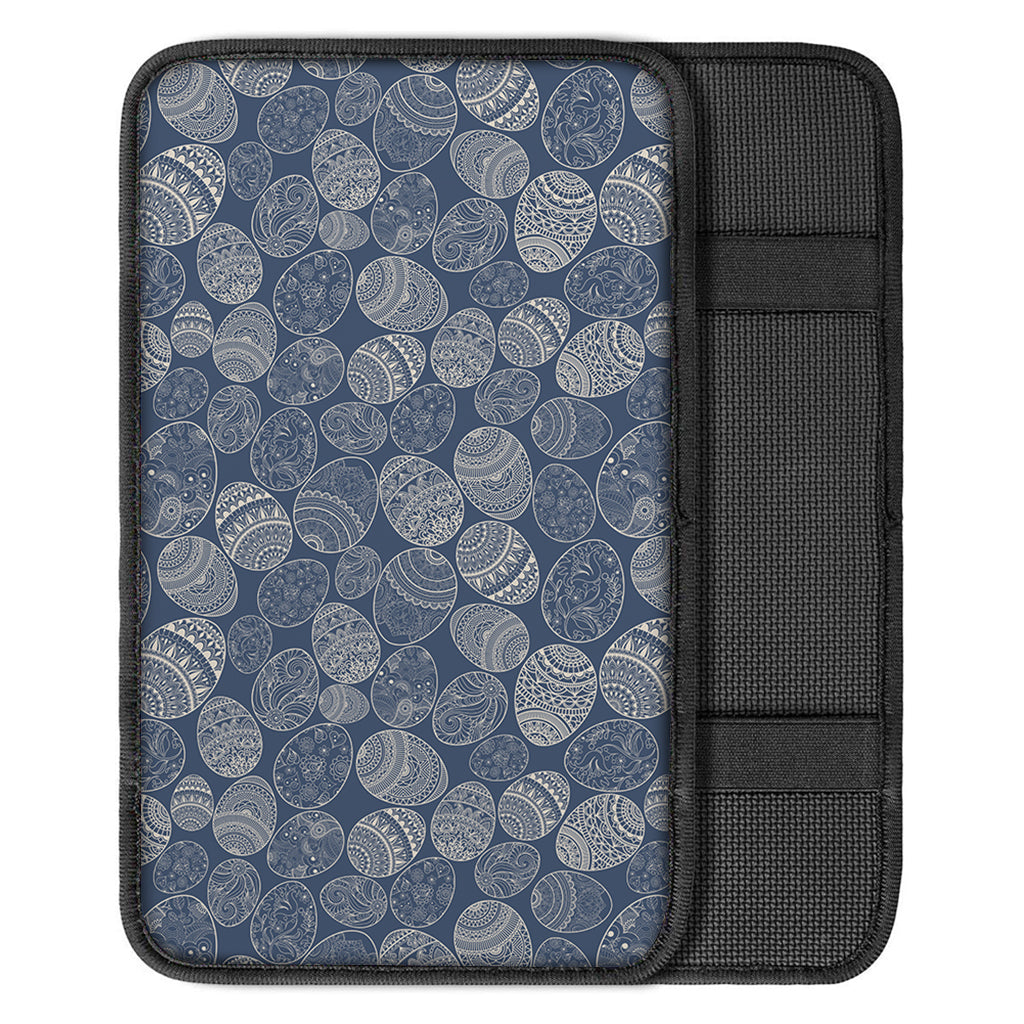 Bohemian Easter Eggs Pattern Print Car Center Console Cover