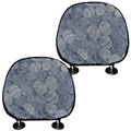 Bohemian Easter Eggs Pattern Print Car Headrest Covers