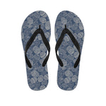 Bohemian Easter Eggs Pattern Print Flip Flops