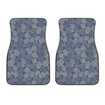 Bohemian Easter Eggs Pattern Print Front Car Floor Mats